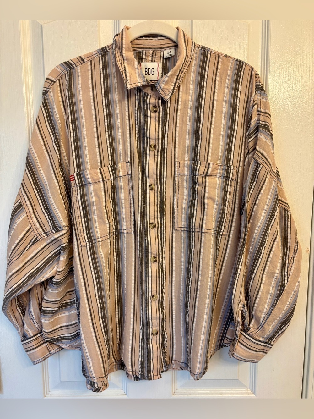 BDG Beige & Black Striped Lightweight Cotton ~ Women’s S-P ~
